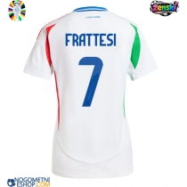 Ženski Nogometni dresi Italija Davide Frattesi #7 Gostujoči EP 2024 Kratek Rokav